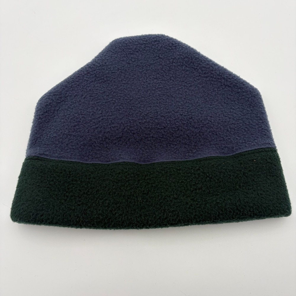 Vintage Patagonia Fleece Beanie Mens Large Blue Green USA 90s Synchilla - Picture 3 of 5